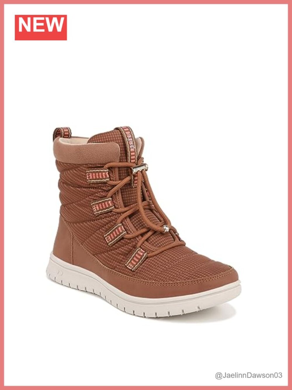 Ryka Women's Senna Winter Snow Boot Water Repellent Nylon Faux Leather
